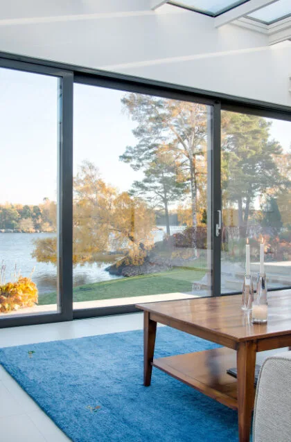 aluminium sliding window for balcony area