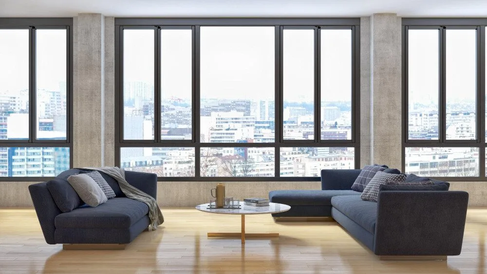 stylish aluminium sliding window