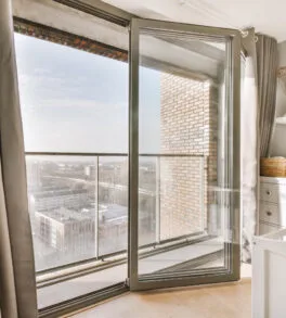 aluminium window installation for residential building