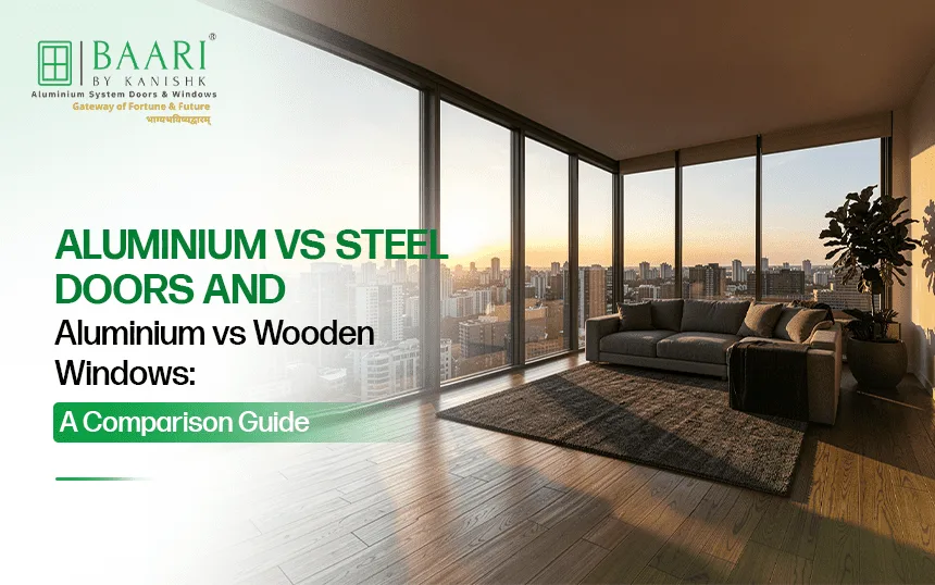 Aluminium vs Steel Doors and Aluminium vs Wooden Windows: A Comparison Guide